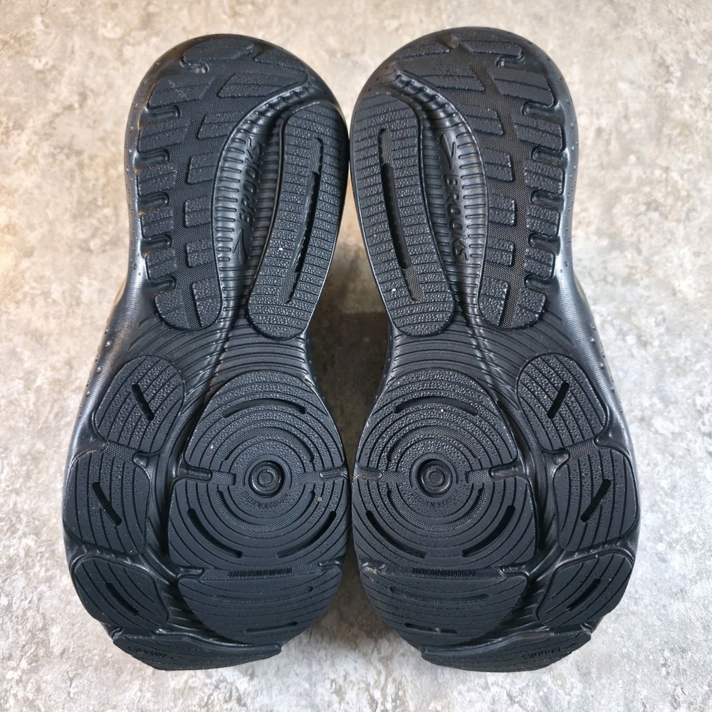 Brooks Glycerin 21 Womens 10 B Triple Black Running Shoes Sneakers *Worn Once - Picture 7 of 10